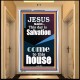 SALVATION IS COME TO THIS HOUSE  Unique Scriptural Picture  GWAMBASSADOR10000  