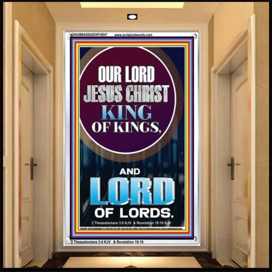 JESUS CHRIST - KING OF KINGS LORD OF LORDS   Bathroom Wall Art  GWAMBASSADOR10047  