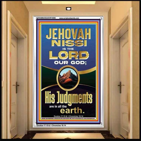 JEHOVAH NISSI IS THE LORD OUR GOD  Christian Paintings  GWAMBASSADOR10696  