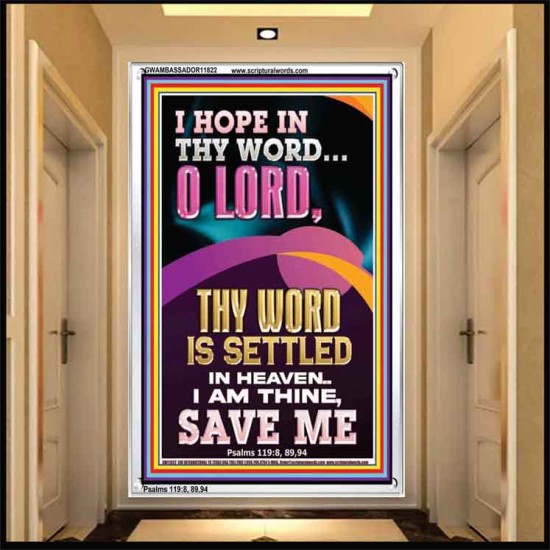 I AM THINE SAVE ME O LORD  Christian Quote Portrait  GWAMBASSADOR11822  