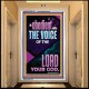 BE OBEDIENT UNTO THE VOICE OF THE LORD OUR GOD  Righteous Living Christian Portrait  GWAMBASSADOR11903  