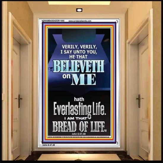 I AM THAT BREAD OF LIFE  Unique Power Bible Portrait  GWAMBASSADOR11955  