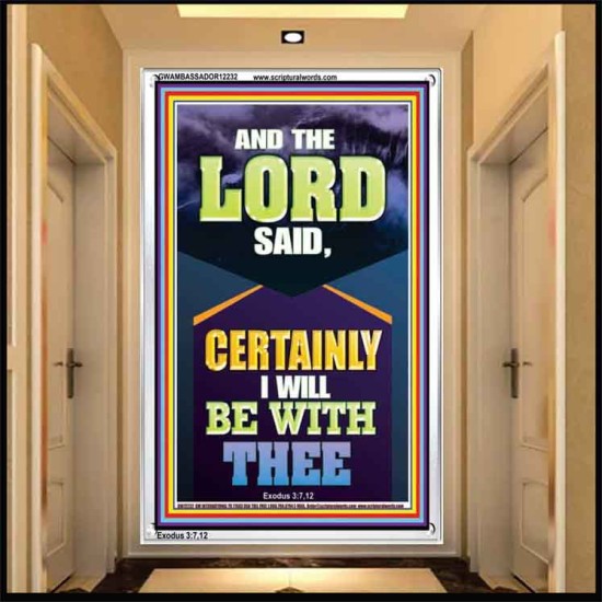 CERTAINLY I WILL BE WITH THEE DECLARED THE LORD  Ultimate Power Portrait  GWAMBASSADOR12232  