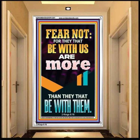 THEY THAT BE WITH US ARE MORE THAN THEM  Modern Wall Art  GWAMBASSADOR12301  