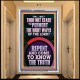 REPENT AND COME TO KNOW THE TRUTH  Large Custom Portrait   GWAMBASSADOR12354  