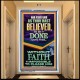 AS THOU HAST BELIEVED SO BE IT DONE UNTO THEE  Scriptures Décor Wall Art  GWAMBASSADOR13006  