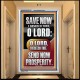 O LORD SAVE AND PLEASE SEND NOW PROSPERITY  Contemporary Christian Wall Art Portrait  GWAMBASSADOR13047  