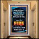 FIRE SHALL TRY EVERY MAN'S WORK  Ultimate Inspirational Wall Art Portrait  GWAMBASSADOR9990  