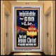 IMPOSSIBLE FOR GOD TO LIE  Children Room Portrait  GWAMBASSADOR9997  