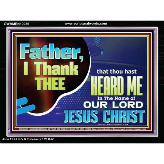 FATHER I THANK YOU  Art & Wall Décor  GWAMEN10086  