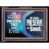 THY SOUL IS PRESERVED FROM ALL EVIL  Wall Décor  GWAMEN10087  "33x25"