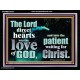 DIRECT YOUR HEARTS INTO THE LOVE OF GOD  Art & Décor Acrylic Frame  GWAMEN10327  