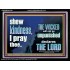 THE WICKED WILL NOT GO UNPUNISHED  Bible Verse for Home Acrylic Frame  GWAMEN10330  "33x25"