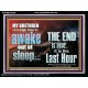 BRETHREN AWAKE OUT OF SLEEP THE END IS NEAR  Bible Verse Acrylic Frame Art  GWAMEN10336  