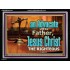 CHRIST JESUS OUR ADVOCATE WITH THE FATHER  Bible Verse for Home Acrylic Frame  GWAMEN10344  "33x25"
