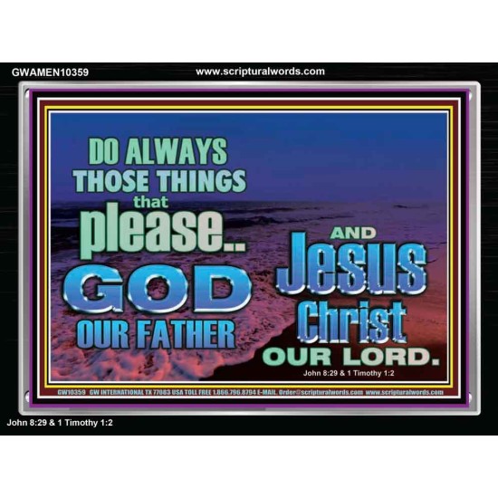 IT PAYS TO PLEASE THE LORD GOD ALMIGHTY  Church Picture  GWAMEN10359  