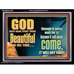 GOD HATH MADE EVERYTHING BEAUTIFUL ALLELUIA  Children Room  GWAMEN10360  "33x25"