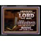 KEEP THE LORD COMMANDMENTS AND STATUTES  Ultimate Inspirational Wall Art Acrylic Frame  GWAMEN10371  