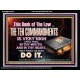 KEEP THE TEN COMMANDMENTS FERVENTLY  Ultimate Power Acrylic Frame  GWAMEN10374  