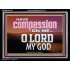 HAVE COMPASSION ON ME O LORD MY GOD  Ultimate Inspirational Wall Art Acrylic Frame  GWAMEN10389  "33x25"