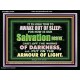 OUR SALVATION IS NEARER PUT ON THE ARMOUR OF LIGHT  Church Acrylic Frame  GWAMEN10404  