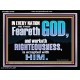 FEAR GOD AND WORKETH RIGHTEOUSNESS  Sanctuary Wall Acrylic Frame  GWAMEN10406  