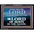 JEHOVAH GOD OUR LORD IS AN INCOMPARABLE GOD  Christian Acrylic Frame Wall Art  GWAMEN10447  "33x25"