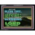 THOU SHALL BE A BLESSINGS  Acrylic Frame Scripture   GWAMEN10451  "33x25"