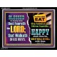 EAT THE LABOUR OF THINE HAND  Scriptural Portrait Glass Acrylic Frame  GWAMEN10518  