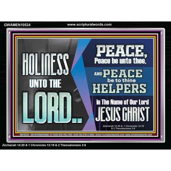 HOLINESS UNTO THE LORD  Righteous Living Christian Picture  GWAMEN10524  