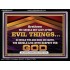 DO NOT LUST AFTER EVIL THINGS  Children Room Wall Acrylic Frame  GWAMEN10527  "33x25"