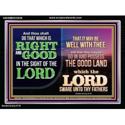 THAT IT MAY BE WELL WITH THEE  Contemporary Christian Wall Art  GWAMEN10536  "33x25"