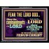 OBEY THE COMMANDMENT OF THE LORD  Contemporary Christian Wall Art Acrylic Frame  GWAMEN10539  "33x25"