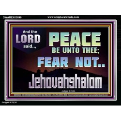 JEHOVAHSHALOM PEACE BE UNTO THEE  Christian Paintings  GWAMEN10540  "33x25"