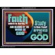 FAITH COMES BY HEARING THE WORD OF CHRIST  Christian Quote Acrylic Frame  GWAMEN10558  