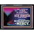 THE LORD DELIGHTETH IN MERCY  Contemporary Christian Wall Art Acrylic Frame  GWAMEN10564  "33x25"