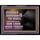 THE VICTORY THAT OVERCOMETH THE WORLD JESUS CHRIST  Christian Art Acrylic Frame  GWAMEN10580  