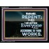BEHOLD REPENT RIGHT NOW  Scripture Acrylic Frame   GWAMEN10585  "33x25"