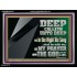 DEEP CALLETH UNTO DEEP  Modern Wall Art  GWAMEN10591  "33x25"