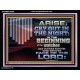 ARISE CRY OUT IN THE NIGHT IN THE BEGINNING OF THE WATCHES  Christian Quotes Acrylic Frame  GWAMEN10596  