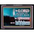 THE LORD RENDER TO EVERY MAN HIS RIGHTEOUSNESS AND FAITHFULNESS  Custom Contemporary Christian Wall Art  GWAMEN10605  "33x25"