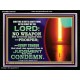 CONDEMN EVERY TONGUE THAT RISES AGAINST YOU IN JUDGEMENT  Custom Inspiration Scriptural Art Acrylic Frame  GWAMEN10616B  