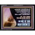 GIVE YOURSELF TO DO THE DESIRES OF GOD  Inspirational Bible Verses Acrylic Frame  GWAMEN10628B  "33x25"
