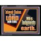 JEHOVAH SHALOM IS THE LORD OUR GOD  Ultimate Inspirational Wall Art Acrylic Frame  GWAMEN10662  
