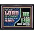 THE LORD IS GREAT AND GREATLY TO BE PRAISED  Unique Scriptural Acrylic Frame  GWAMEN10681  "33x25"