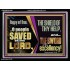 O PEOPLE SAVED BY THE LORD  Children Room Wall Acrylic Frame  GWAMEN10699  "33x25"