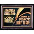 JEHOVAHSHALOM THE LORD OUR PEACE PRINCE OF PEACE  Church Acrylic Frame  GWAMEN10716  "33x25"