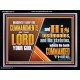 DILIGENTLY KEEP THE COMMANDMENTS OF THE LORD OUR GOD  Ultimate Inspirational Wall Art Acrylic Frame  GWAMEN10719  