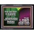 THE ANCIENT OF DAYS JEHOVAHNISSI THE LORD OUR GOD  Scriptural Décor  GWAMEN10731  "33x25"