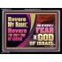 REVERE MY NAME AND REVERENTLY FEAR THE GOD OF ISRAEL  Scriptures Décor Wall Art  GWAMEN10734  "33x25"